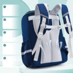 Glossy Gradient Checkered School Backpacks – Bold & Trendy for Kids