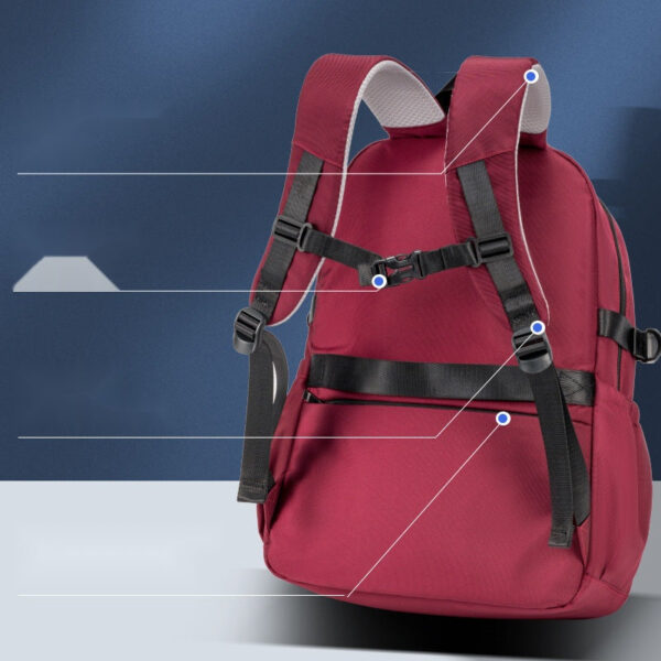 Large Capacity Fashion Backpack – Multi-Pocket Design