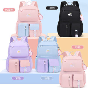 New Ultra-Light Girls' School Backpack – Spine Care & Burden-Reducing Bag for Primary School Students