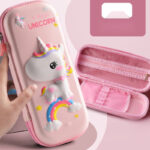 3D Cartoon Zipper Pencil Case for Kids