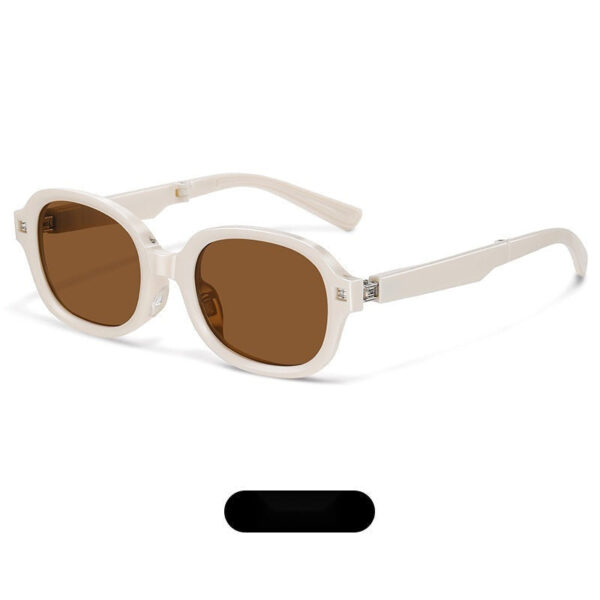 Retro Folding Sunglasses with Integrated Fit
