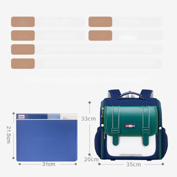 Color-Block School Backpacks for Kids