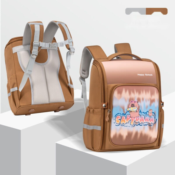 Happy School Cartoon Backpack – Fun Prints & Comfy Carry