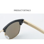 Fashionable Anti-UV Bamboo Sunglasses
