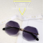 Edgy Crystal Polygonal Shades for Women