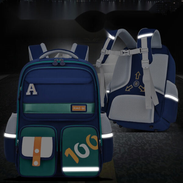 Stylish Multi-Pocket School Backpacks for Kids