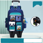 2-in-1 Trolley School Bags for Kids