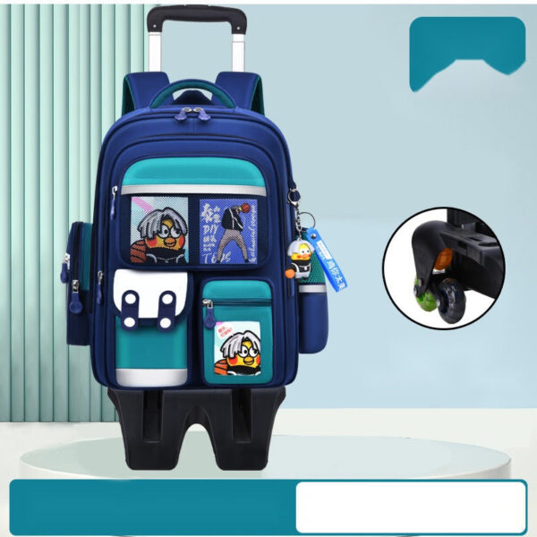 2-in-1 Trolley School Bags for Kids