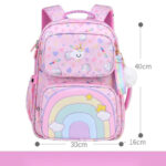 Rainbow Unicorn School Backpacks for Girls