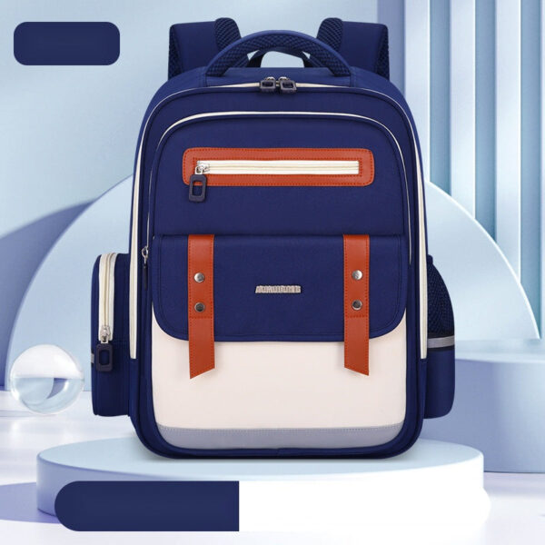 Modern Colorblock School Backpacks – Sleek & Stylish for Kids