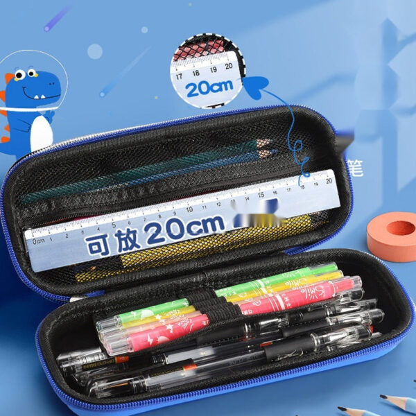 3D Cartoon Zipper Pencil Case for Kids