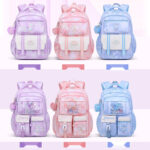 Princess-Themed School Backpacks for Girls – Floral & Cartoon Style