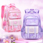 Pastel Floral School Backpacks