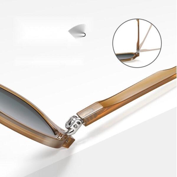 Retro Folding Sunglasses with Integrated Fit