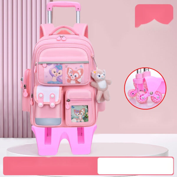 2-in-1 Trolley School Bags for Kids