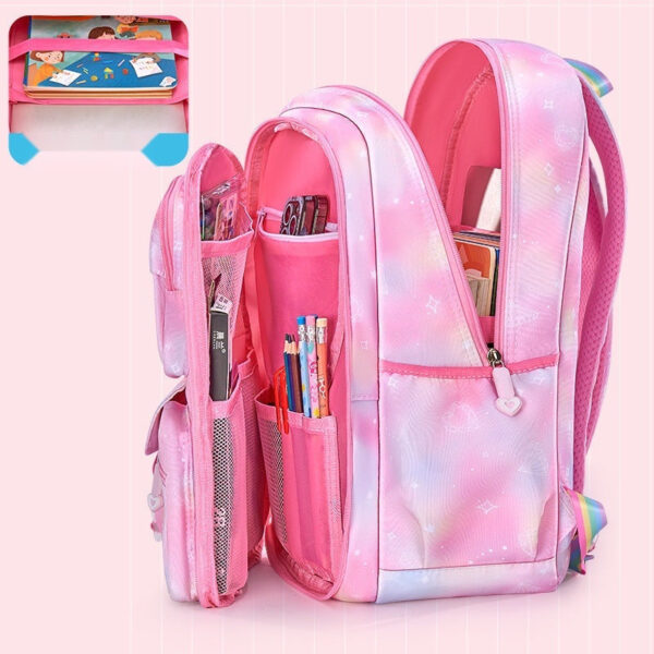 Enchanting Princess School Backpacks for Girls - Pink & Purple