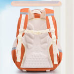 Modern Color-Block School Backpacks – Warm & Minimal Design