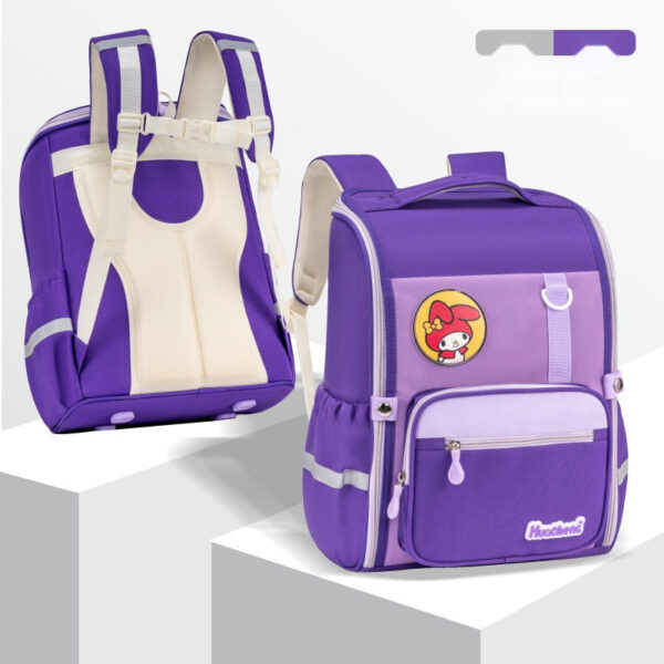Cartoon-Themed School Backpacks for Kids – With Fun Character Badges