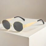 Trendy Oval Sunglasses with a Modern Edge