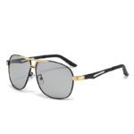 Polarized photochromic sunglasses.