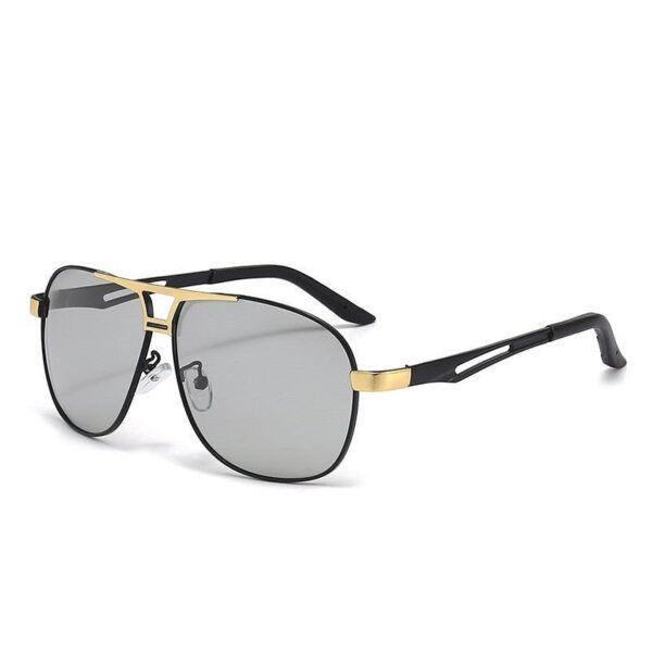 Polarized photochromic sunglasses.