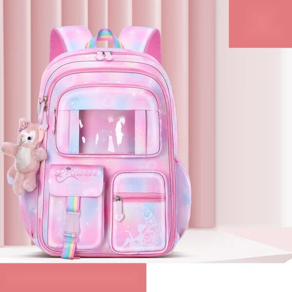Enchanting Princess School Backpacks for Girls - Pink & Purple