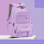 Waterproof PU Backpack – Multi-Layer Storage