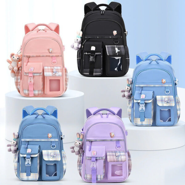 Stylish Multi-Pocket School Bags