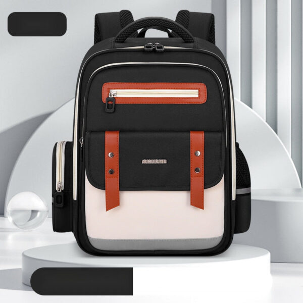 Modern Colorblock School Backpacks – Sleek & Stylish for Kids
