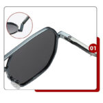 Aviator-Style Polarized Sunglasses