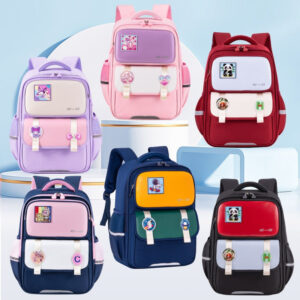 Huacheng Girls’ Rolling Backpack – Pink & Stylish