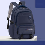 Waterproof PU Backpack – Multi-Layer Storage