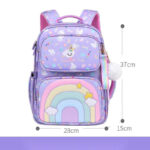 Rainbow Unicorn School Backpacks for Girls