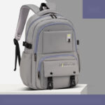 Waterproof PU Backpack – Multi-Layer Storage