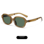 Retro Folding Sunglasses with Integrated Fit