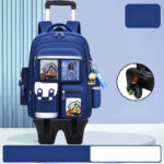 2-in-1 Trolley School Bags for Kids