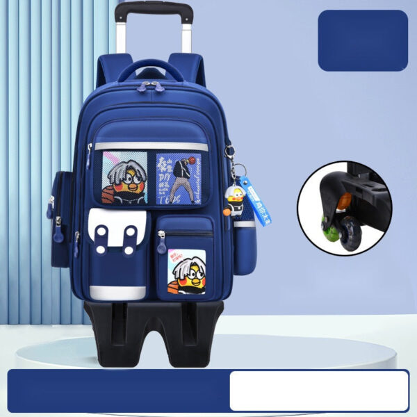 2-in-1 Trolley School Bags for Kids