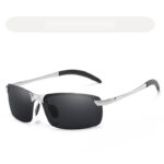 Trendy Half-Frame Color-Changing Sunglasses