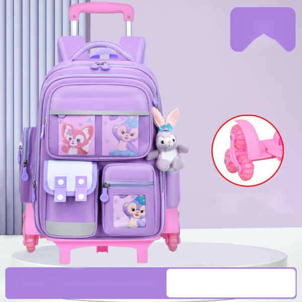 2-in-1 Trolley School Bags for Kids