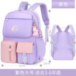 New Ultra-Light Girls' School Backpack – Spine Care & Burden-Reducing Bag for Primary School Students