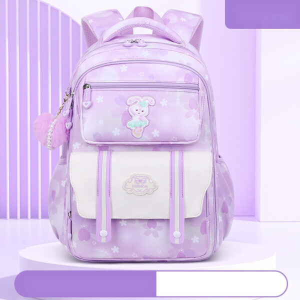 Princess-Themed School Backpacks for Girls – Floral & Cartoon Style