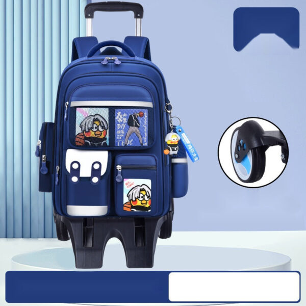 2-in-1 Trolley School Bags for Kids