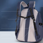 Waterproof PU Backpack – Multi-Layer Storage