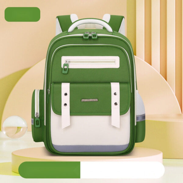 Modern Colorblock School Backpacks – Sleek & Stylish for Kids