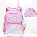 Rainbow Unicorn School Backpacks for Girls