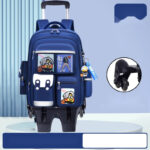 2-in-1 Trolley School Bags for Kids