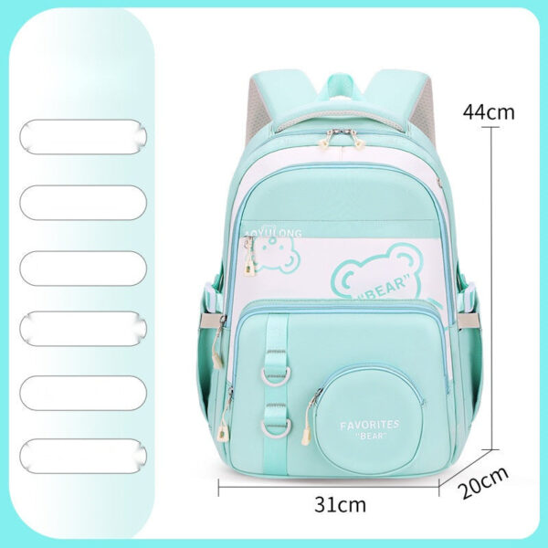 Cute Bear Kids' School Backpack – Spacious & Stylish