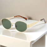 Trendy Oval Sunglasses with a Modern Edge