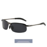 Trendy Half-Frame Color-Changing Sunglasses