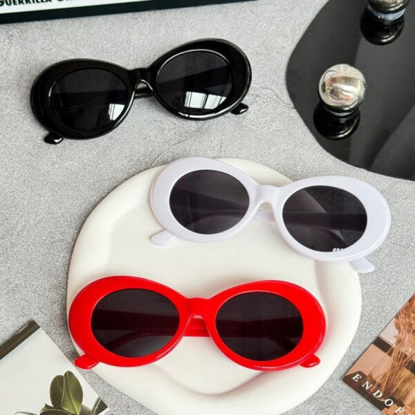 Trendy Retro Oval Sunglasses for Kids